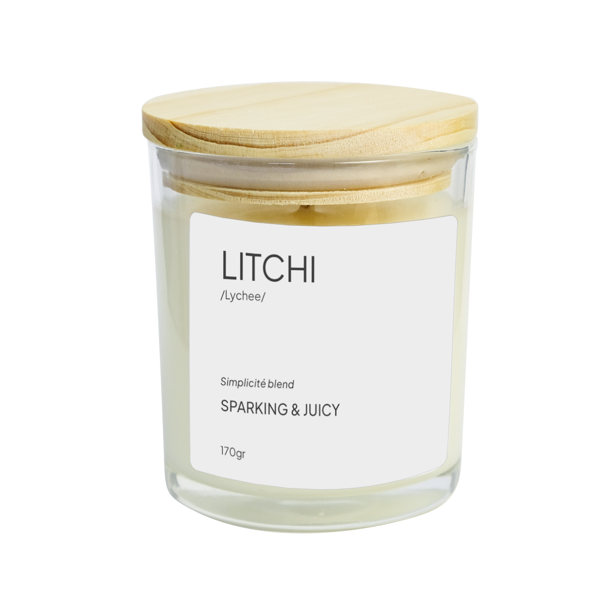 Nến Simplicité blend Litchi 